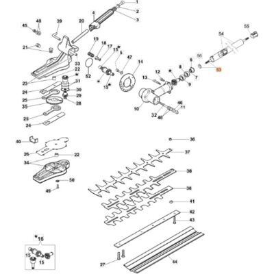 Oleo-Mac - BC240D - 61370497 - Albero di trasmissione Oleo-Mac - BC240D - 61370497 - Albero di trasmissione