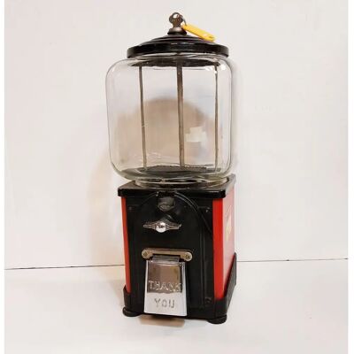 Victor - Originele Victor Snoep en Kauwgomballen Automaat - Glass dome - Candy vending machine Victor - Originele Victor Snoep en Kauwgomballen Automaat - Glass dome - Candy vending machine