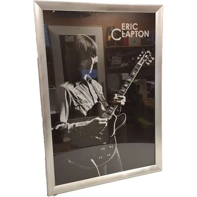 Fiftiesstore - Eric Clapton Poster - Zwart White - Poster Fiftiesstore - Eric Clapton Poster - Zwart White - Poster