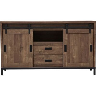 OMG DESIGN Stanley - Espresso - 150x45x85 cm - Schiebetüren - Sideboard OMG DESIGN Stanley - Espresso - 150x45x85 cm - Schiebetüren - Sideboard