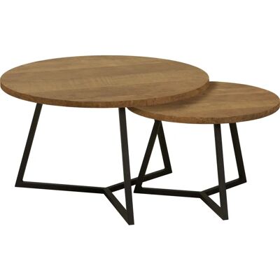 OMG DESIGN - Torino - Old Teak - Schwarz - Coffee table OMG DESIGN - Torino - Old Teak - Schwarz - Coffee table