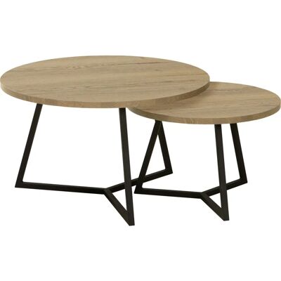 OMG DESIGN - Torino - Natur - Schwarz - Couchtisch OMG DESIGN - Torino - Natur - Schwarz - Couchtisch