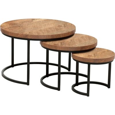 OMG DESIGN - Hugo - Mango - 75x75x50 cm - Couchtisch OMG DESIGN - Hugo - Mango - 75x75x50 cm - Couchtisch