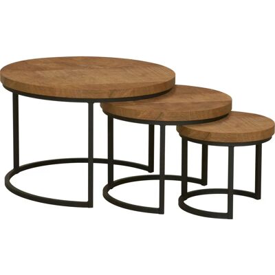 OMG DESIGN Hugo - Old Teak - Schwarz - Couchtisch OMG DESIGN Hugo - Old Teak - Schwarz - Couchtisch