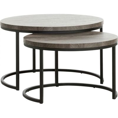 OMG DESIGN Rutger Beistelltisch-Set beige OMG DESIGN Rutger Beistelltisch-Set beige