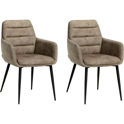 OMG DESIGN Bailey - Liver Stoff Luxor - Schwarz Stuhl OMG DESIGN Bailey - Liver Stoff Luxor - Schwarz Stuhl