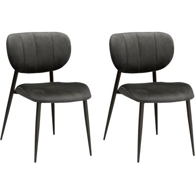 OMG DESIGN - Jona - Anthrazit - Stoff Goldy - Esstischstuhl OMG DESIGN - Jona - Anthrazit - Stoff Goldy - Esstischstuhl