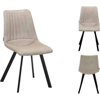 OMG DESIGN - Pluto - Sand Sitzfläche - Schwarz Gestell - Esszimmerstuhl OMG DESIGN - Pluto - Sand Sitzfläche - Schwarz Gestell - Esszimmerstuhl