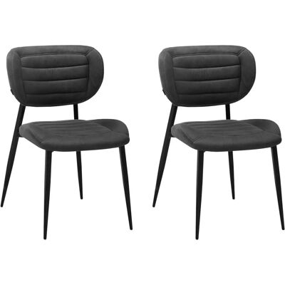 OMG DESIGN - Rikki - Anthrazit - Schwarz - Stuhl OMG DESIGN - Rikki - Anthrazit - Schwarz - Stuhl