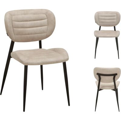 OMG DESIGN - Rikki - Beige - Schwarz - Dining chair OMG DESIGN - Rikki - Beige - Schwarz - Dining chair