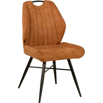 OMG DESIGN - Torro - Cognac - Schwarz - Esszimmerstuhl OMG DESIGN - Torro - Cognac - Schwarz - Esszimmerstuhl