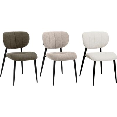 OMG DESIGN - Joe - Toffee - Black - Dining chair OMG DESIGN - Joe - Toffee - Black - Dining chair
