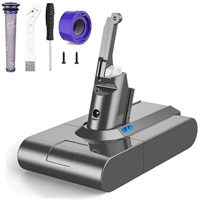 Dyson V8 Vara-akku - 6000mAh, Älykäs Turvallisuus, 21.6V Dyson V8 Vara-akku - 6000mAh, Älykäs Turvallisuus, 21.6V