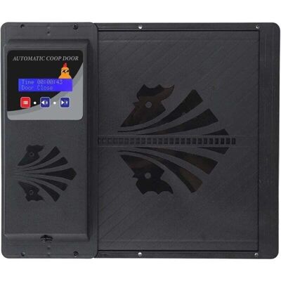 SNQ - GDO-01 - Black - Automatic chicken coop door SNQ - GDO-01 - Black - Automatic chicken coop door