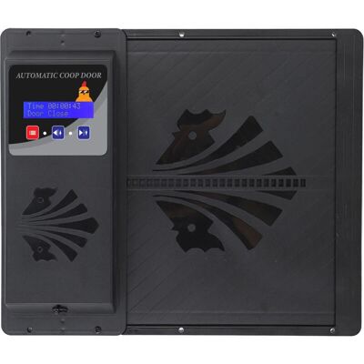 SNQ - GQ-001 - Solar-powered - LED display - Chicken coop door SNQ - GQ-001 - Solar-powered - LED display - Chicken coop door