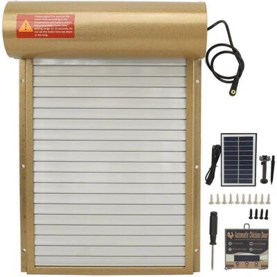 SNQ - SNQ-COOP-DOOR - Aluminum - Automatic Chicken Coop Door SNQ - SNQ-COOP-DOOR - Aluminum - Automatic Chicken Coop Door