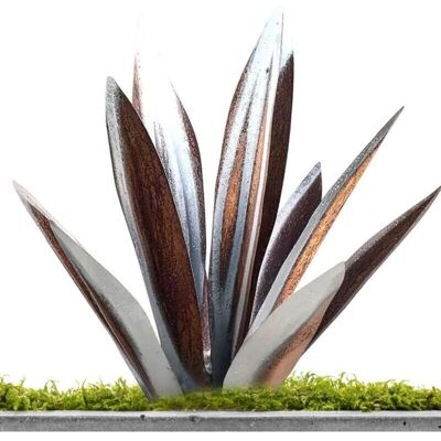 SNQ Tequila Agave Metal Sculpture - Garden Stake SNQ Tequila Agave Metal Sculpture - Garden Stake