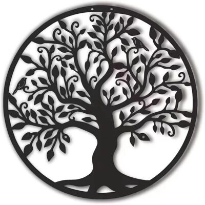 SNQ - Tree of Life - Black - 40x40 cm - Wall Decor SNQ - Tree of Life - Black - 40x40 cm - Wall Decor