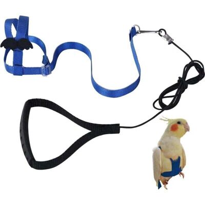 SNQ - Parrot Harness - Adjustable - Elastic Cord - Harness SNQ - Parrot Harness - Adjustable - Elastic Cord - Harness