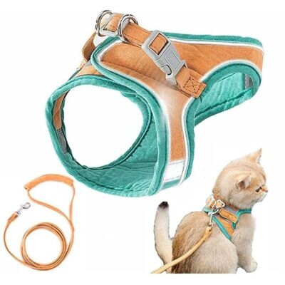 SNQ - Pettorina e guinzaglio - Gilet-style - Medium - cat harness SNQ - Pettorina e guinzaglio - Gilet-style - Medium - cat harness
