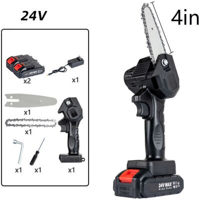 SNQ - 24V Cordless - Black - Cordless hand chainsaw SNQ - 24V Cordless - Black - Cordless hand chainsaw