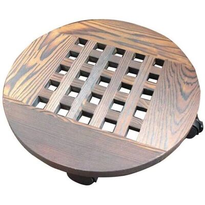 SNQ - WoodenPlantStand - Wood - Wheels - Plant stand SNQ - WoodenPlantStand - Wood - Wheels - Plant stand