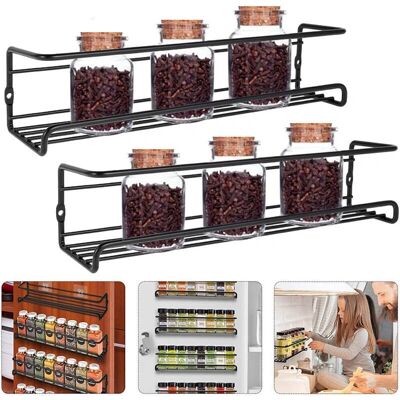 SNQ - Pezzi - Black - Spice rack SNQ - Pezzi - Black - Spice rack