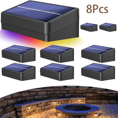 SNQ - OutdoorSolarLights - 8-pack - RGB Warm White Cold White - Outdoor solar lights set SNQ - OutdoorSolarLights - 8-pack - RGB Warm White Cold White - Outdoor solar lights set