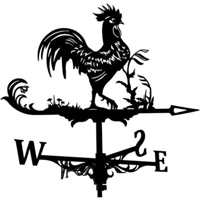 SNQ - Gallo - Black - 35x60 cm - Wind vane SNQ - Gallo - Black - 35x60 cm - Wind vane