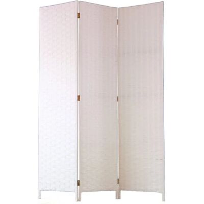 Pegane Paravent en fibres naturelles - 3 panneaux - 180x135cm - Publicité Pegane Paravent en fibres naturelles - 3 panneaux - 180x135cm - Publicité