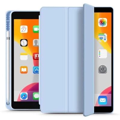 Coque tri-fold bleu ciel pour iPad 10.2 - Tablette - Publicité Coque tri-fold bleu ciel pour iPad 10.2 - Tablette - Publicité