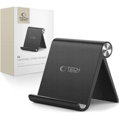 Support de bureau universel pour téléphone ou tablette - Noir - Publicité Support de bureau universel pour téléphone ou tablette - Noir - Publicité