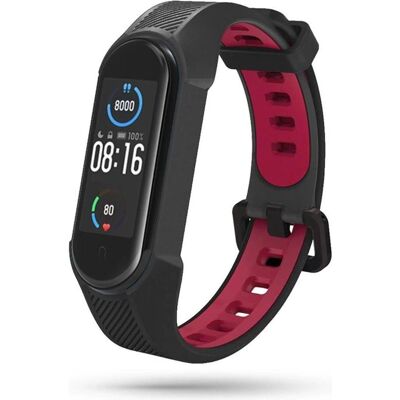 Tech-Protect Armor Xiaomi Mi Smart Band 5/6 Schwarz/Rot - Schutzgehäuse Tech-Protect Armor Xiaomi Mi Smart Band 5/6 Schwarz/Rot - Schutzgehäuse