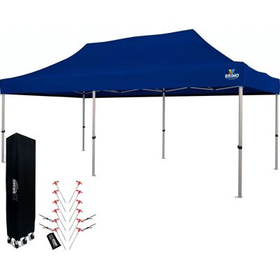 BRIMO - 3x6m gazebo - Blå - Aluminium - Gazebo BRIMO - 3x6m gazebo - Blå - Aluminium - Gazebo