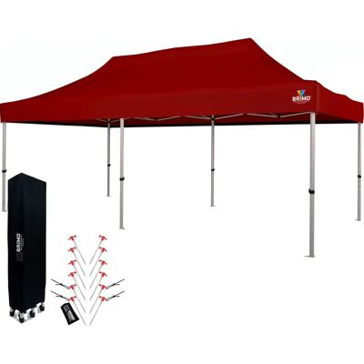BRIMO - Gazebo 3x6m - Rød BRIMO - Gazebo 3x6m - Rød