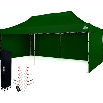 BRIMO - Gazebo 3x6m - 3 stěny - 12 kolíků - Gazebo BRIMO - Gazebo 3x6m - 3 stěny - 12 kolíků - Gazebo