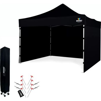 BRIMO - 3x3m Folding Pavilion - 8 stakes - Ochranný kryt - Gazebo BRIMO - 3x3m Folding Pavilion - 8 stakes - Ochranný kryt - Gazebo
