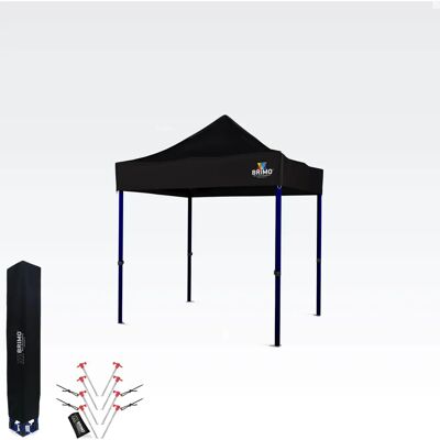 BRIMO - Skládací stan 2x2m - 2x2m - Černá - Stan BRIMO - Skládací stan 2x2m - 2x2m - Černá - Stan
