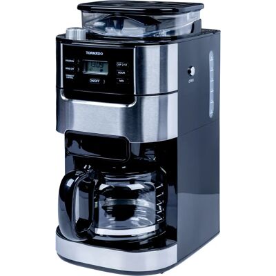 TORNADO TCM-1025A-GS - Noir - Cafetière - Publicité TORNADO TCM-1025A-GS - Noir - Cafetière - Publicité