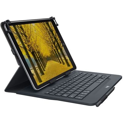 Logitech Universal-Folio iPad oder Tablet-Hülle mit Wireless Bluetooth Tastatur Logitech Universal-Folio iPad oder Tablet-Hülle mit Wireless Bluetooth Tastatur