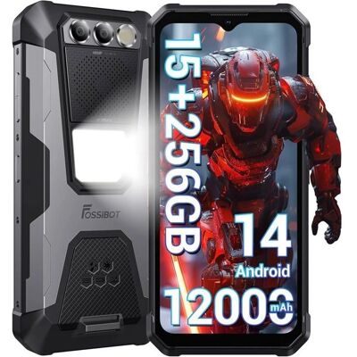 FOSSIBOT F106 Pro - 15GB RAM 256GB Stockage 6,58 pouces - Smartphone - Publicité FOSSIBOT F106 Pro - 15GB RAM 256GB Stockage 6,58 pouces - Smartphone - Publicité