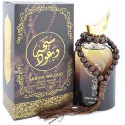 Rihanah Sabha Wa Oud Eau De Parfum Spray - Unisex 100 ml - Publicité Rihanah Sabha Wa Oud Eau De Parfum Spray - Unisex 100 ml - Publicité