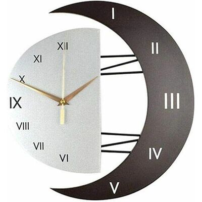 KZQ - Reloj de pared moderno - 33x33 cm - madera de alta densidad - Reloj de pared KZQ - Reloj de pared moderno - 33x33 cm - madera de alta densidad - Reloj de pared