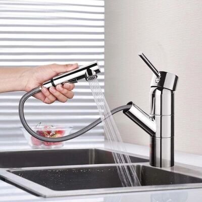 KZQ - DBKF03KY - giro 360° - rociador extraíble - Grifo de cocina KZQ - DBKF03KY - giro 360° - rociador extraíble - Grifo de cocina