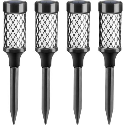 KZQ - 4-pack - Blanco - IP65 - Luces solares exteriores KZQ - 4-pack - Blanco - IP65 - Luces solares exteriores