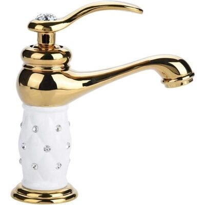 KZQ - Grifo Latón Cascada - Latón - Acabado Diamante - Grifo de baño KZQ - Grifo Latón Cascada - Latón - Acabado Diamante - Grifo de baño