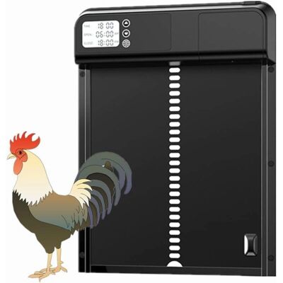 KZQ 3.0 - Negro - Puerta automática para gallinero KZQ 3.0 - Negro - Puerta automática para gallinero