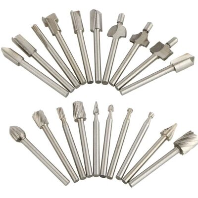 RNEMITERY - 20er Wolframcarbid-Fräser - DREMEL-kompatibel - Fräsern RNEMITERY - 20er Wolframcarbid-Fräser - DREMEL-kompatibel - Fräsern