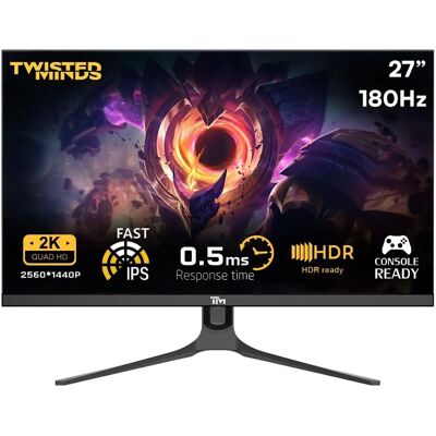 Twisted Minds Blaze Series 27” QHD Gaming Monitor - Gaming Monitor Twisted Minds Blaze Series 27” QHD Gaming Monitor - Gaming Monitor