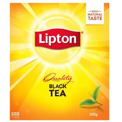 Lipton Sachets de Thé Noir - Goût Naturel Riche - Thé - Publicité Lipton Sachets de Thé Noir - Goût Naturel Riche - Thé - Publicité